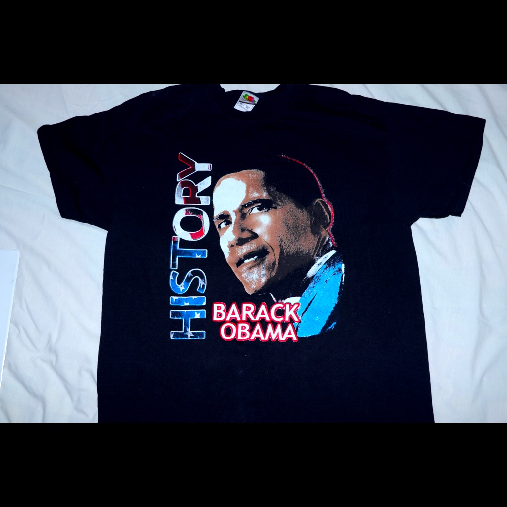 Barack Obama History T-Shirt Size L